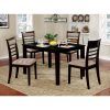 Hanska Wooden 5 Piece Counter Height Dining Table Sets (Set of 5) (Photo 2 of 25)