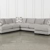 Aquarius Light Grey 2 Piece Sectionals With Raf Chaise (Photo 15 of 25)