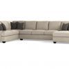 Norfolk Chocolate 3 Piece Sectionals With Raf Chaise (Photo 12 of 15)