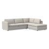 Dulce Right Sectional Sofas Twill Stone (Photo 2 of 15)