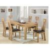 Solid Oak Dining Tables and 6 Chairs (Photo 9 of 25)