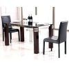 Black Glass Dining Tables and 6 Chairs (Photo 24 of 25)