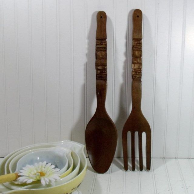 The 20 Best Collection of Big Spoon and Fork Decors