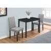 30-Inch Square Natural/ White 3-Piece Dining Set within 3 Piece Dining Sets (Photo 7615 of 7825)
