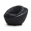 Leather Black Swivel Chairs (Photo 17 of 25)