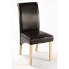 Dark Brown Leather Dining Chairs (Photo 6 of 25)