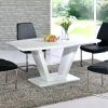 Glass and White Gloss Dining Tables (Photo 25 of 25)