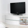 Oval White Tv Stand (Photo 6 of 25)