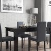 Black Gloss Dining Tables and Chairs (Photo 23 of 25)