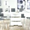 White High Gloss Dining Tables and Chairs (Photo 19 of 25)