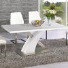 White Gloss and Glass Dining Tables (Photo 10 of 25)