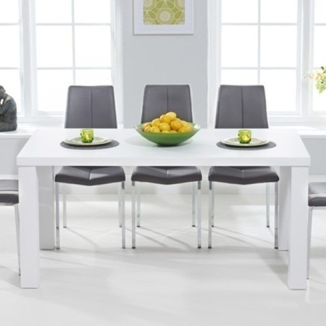 25 Best Ideas Shiny White Dining Tables