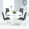 White High Gloss Dining Tables and Chairs (Photo 17 of 25)