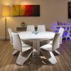 Cream Gloss Dining Tables and Chairs (Photo 11 of 25)