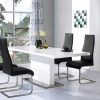White High Gloss Dining Tables and 4 Chairs (Photo 5 of 25)