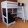 High Sleeper With Desk and Sofa Bed (Photo 5 of 20)