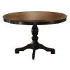 Round Pedestal Dining Tables With One Leaf (Photo 3 of 15)