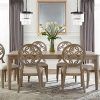Jaxon Grey 5 Piece Extension Counter Sets With Fabric Stools (Photo 10 of 25)