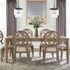 Jaxon Grey 7 Piece Rectangle Extension Dining Sets With Uph Chairs (Photo 10 of 25)