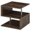 Wood Coffee Tables With 2-Tier Storage (Photo 14 of 15)