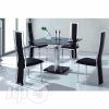 Cheap Glass Dining Tables and 4 Chairs (Photo 14 of 25)