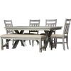 Osterman 6 Piece Extendable Dining Sets (Set of 6) (Photo 2 of 25)