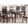 Laconia 7 Pieces Solid Wood Dining Sets (Set of 7) (Photo 9 of 25)