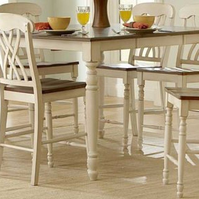 2024 Latest White Counter Height Dining Tables