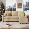 Small L Shaped Sectional Sofas in Beige (Photo 2 of 15)