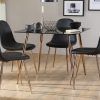 Square Black Glass Dining Tables (Photo 8 of 25)