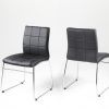 Chrome Leather Dining Chairs (Photo 2 of 25)