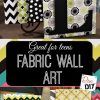 Fabric Decoupage Wall Art (Photo 11 of 15)