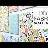 Diy Large Fabric Wall Art (Photo 15 of 15)