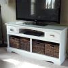 Tv Stands With Baskets (Photo 4 of 20)