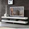 White Glass Tv Stands (Photo 4 of 20)