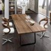 Iron and Wood Dining Tables (Photo 9 of 25)