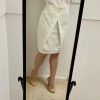 Bailey Linen Flare Arm Wing Skirted Swivel Gliders (Photo 18 of 25)
