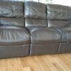 Moana Blue Leather Power Reclining Sofa Chairs With Usb (Photo 11 of 25)