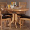 Round Extending Oak Dining Tables and Chairs (Photo 21 of 25)