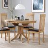 Round Oak Dining Tables and Chairs (Photo 8 of 25)