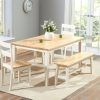 Cream and Wood Dining Tables (Photo 10 of 25)