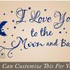 Love You to the Moon and Back Wall Art (Photo 18 of 20)