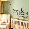 I Love You to the Moon and Back Wall Art (Photo 11 of 20)
