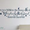 I Love You to the Moon and Back Wall Art (Photo 18 of 20)