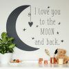 I Love You to the Moon and Back Wall Art (Photo 2 of 20)