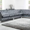 Gina Blue Leather Sofa Chairs (Photo 3 of 25)
