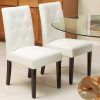 Ivory Leather Dining Chairs (Photo 16 of 25)