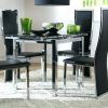 Black Extendable Dining Tables and Chairs (Photo 12 of 25)