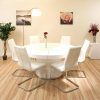 White Circular Dining Tables (Photo 19 of 25)