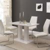White High Gloss Dining Chairs (Photo 22 of 25)
